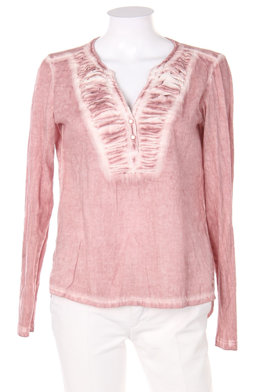 Best Connections - Garment Dyed-Longsleeve-Shirt - D 38