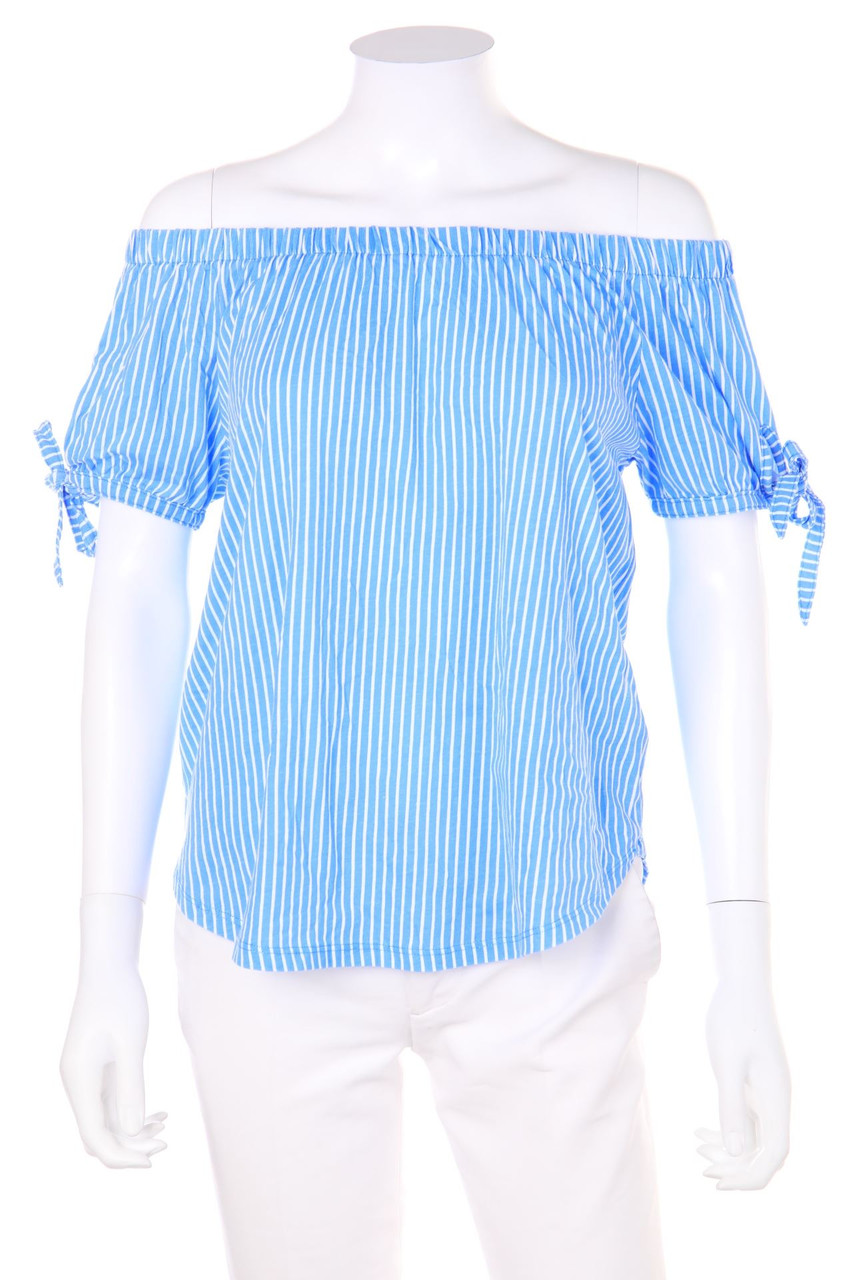 H&M LOGG - Carmen-Bluse mit Streifen - XS