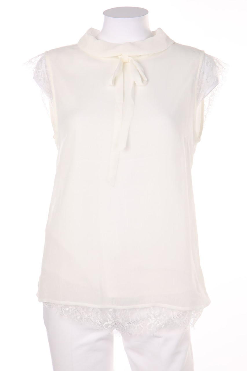 s.Oliver - Blouse Top, Layer Look with Lace - D 36
