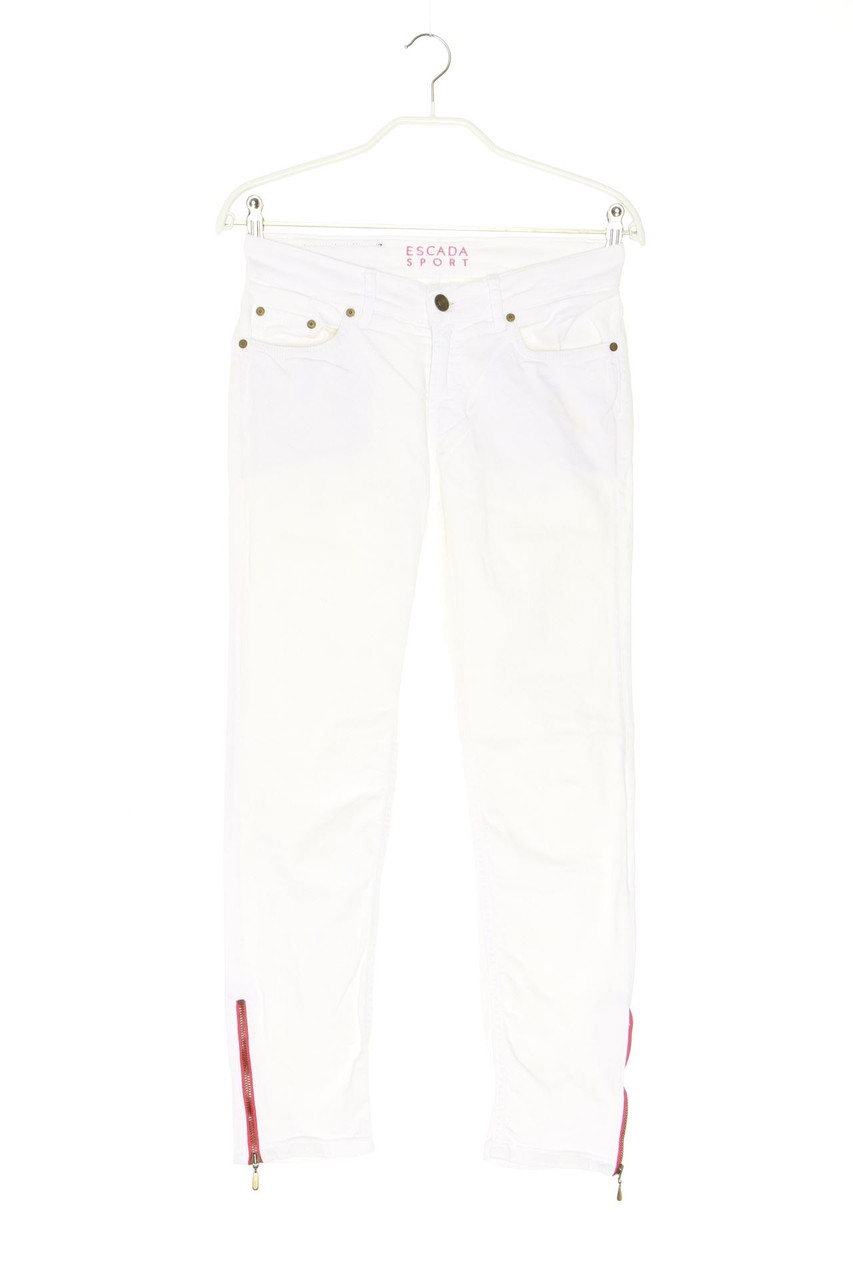 ESCADA SPORT - Cropped-Skinny-Jeans mit Logo-Patch - D 32