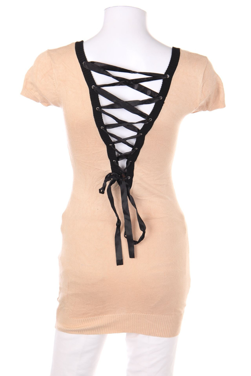 VERT de RAGE - Strick-Pullover mit Schnürung - S