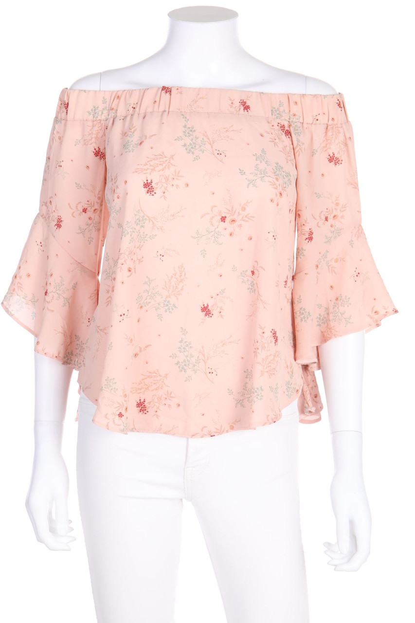 CLOCKHOUSE by C&A - Carmen-Bluse mit floralem Muster - D 36