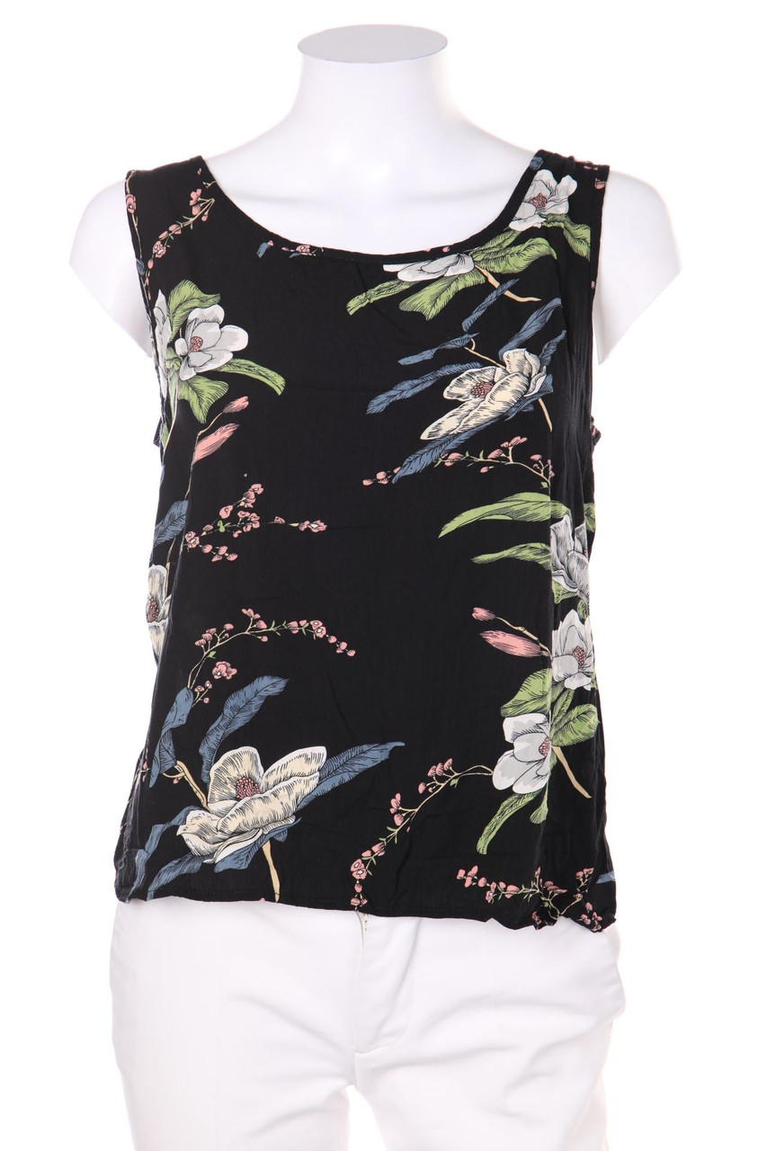 Chicorée - Top with Flower Print - S