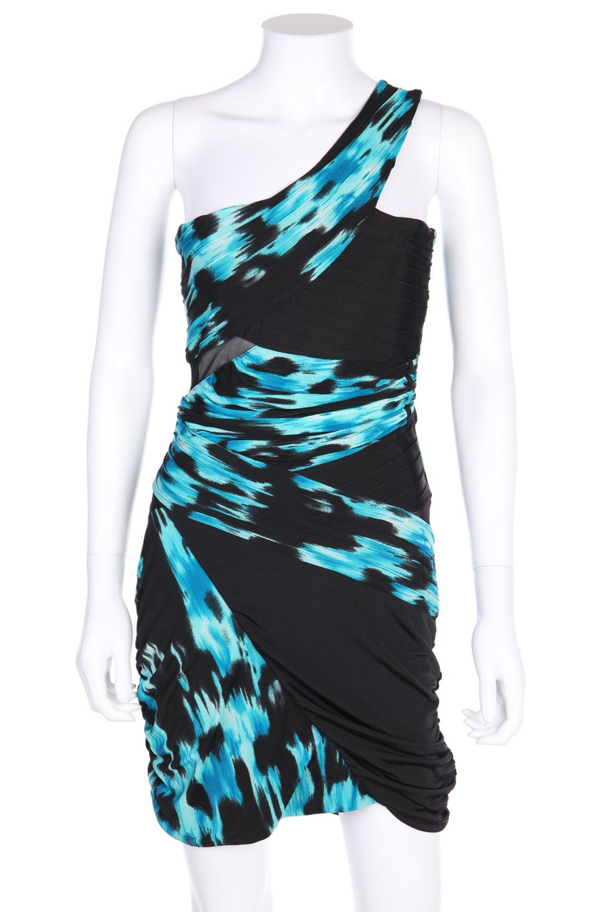 Jane Norman - One shoulder-dress with Print - S