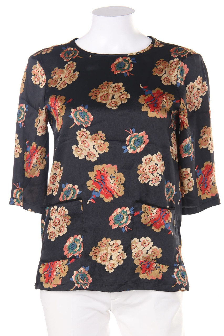 ZARA WOMAN - Bluse mit floralem Muster - XS