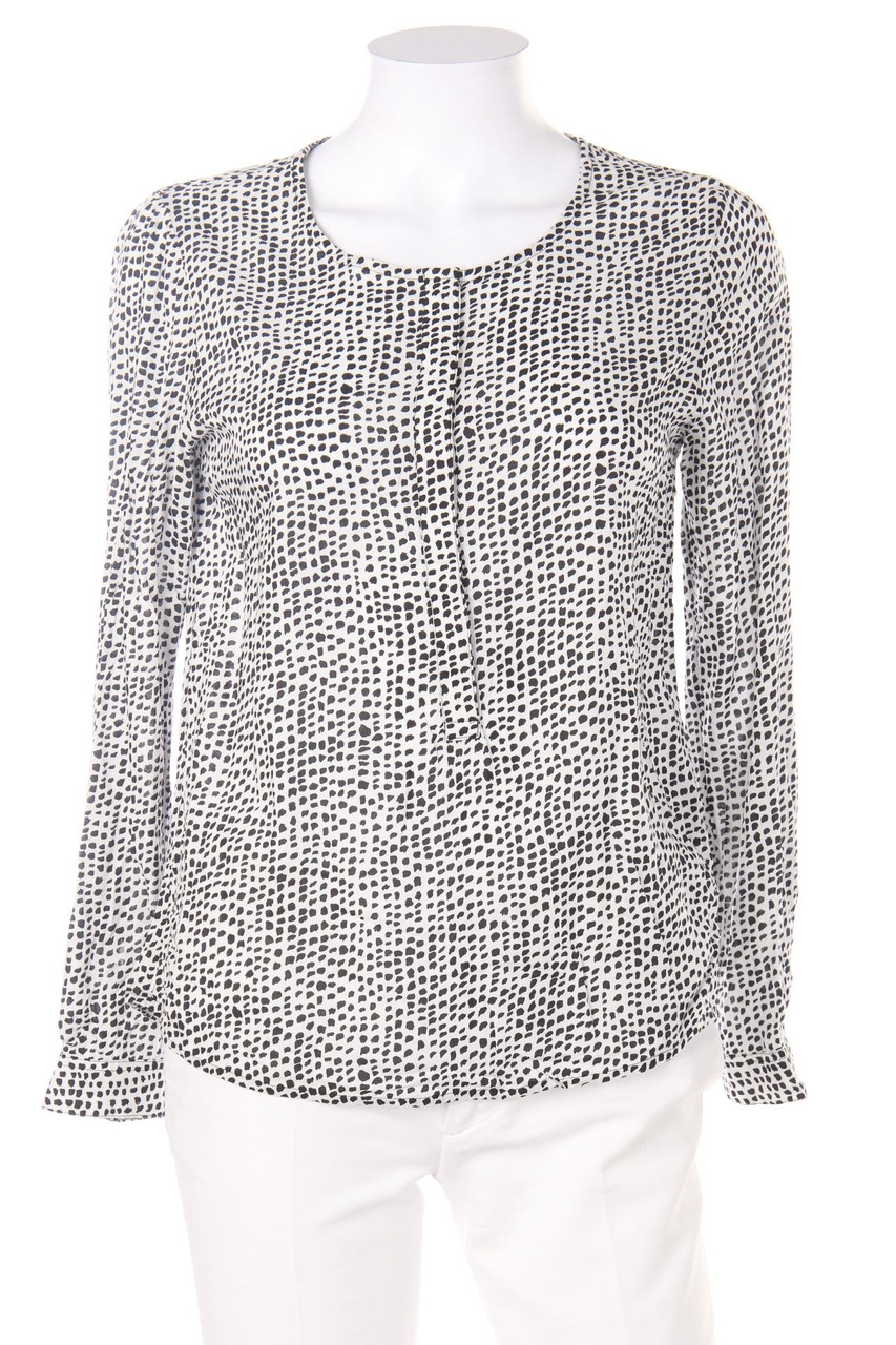 Street One - Bluse mit Krempel-Ärmeln mit Punkten - D 34-36