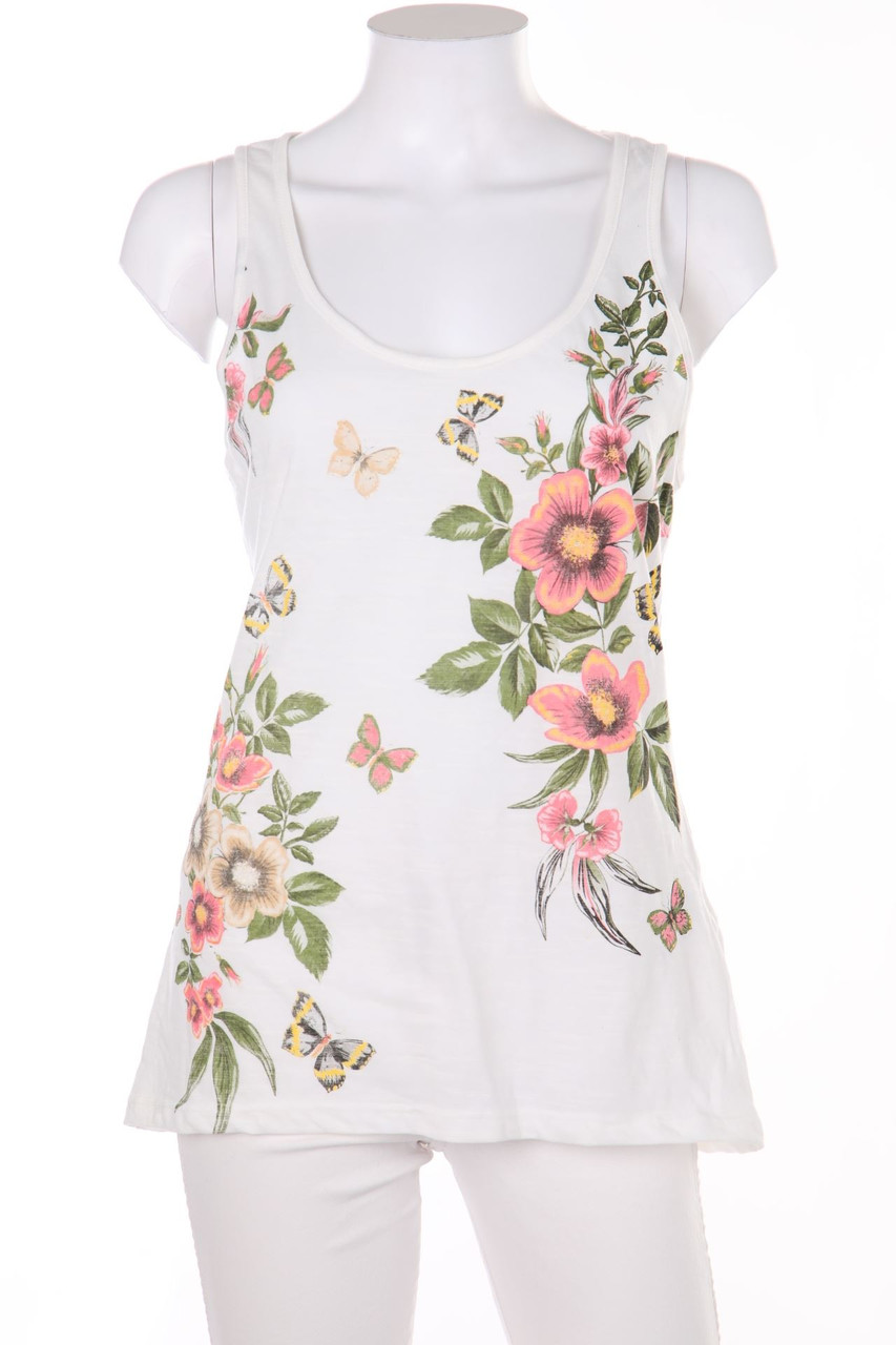 SECONDHAND - Top with floral print - XS