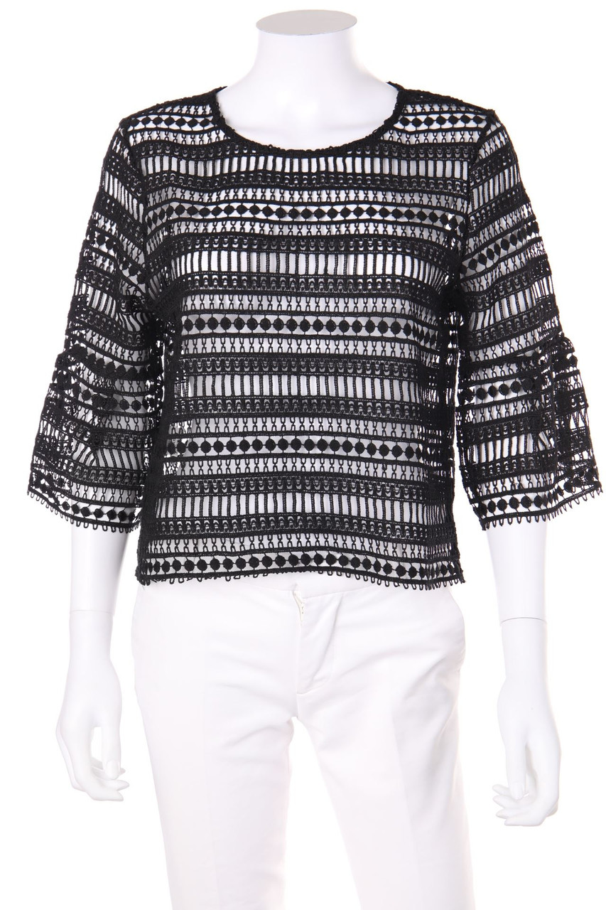 Cherry Koko - Blouse, Eyelet Lace  - M