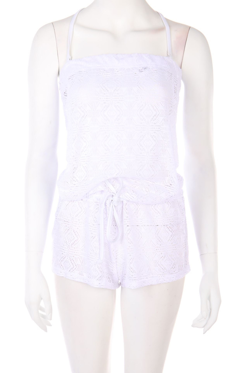 SECONDHAND - dress, Lace with Drawstring - M