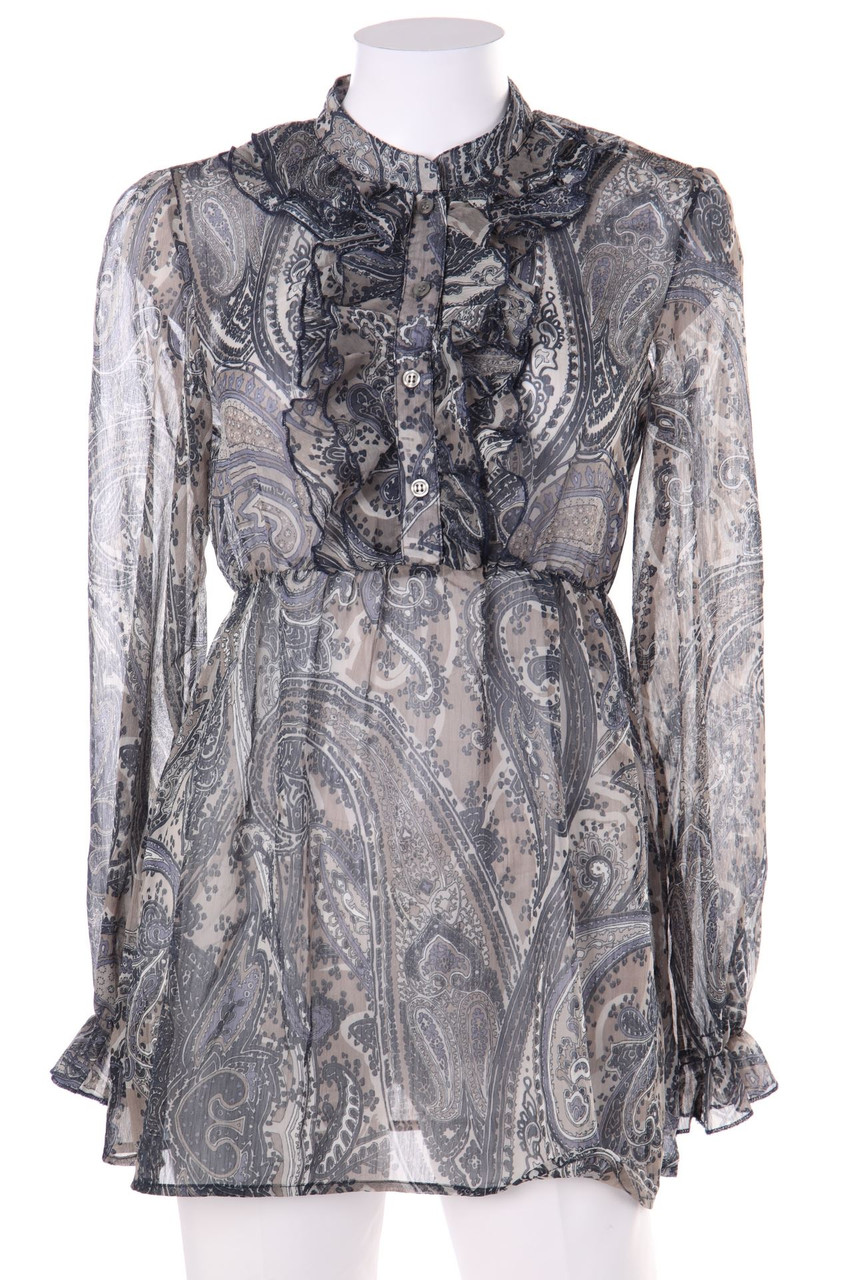 flame - Bluse mit Paisley-Print - S