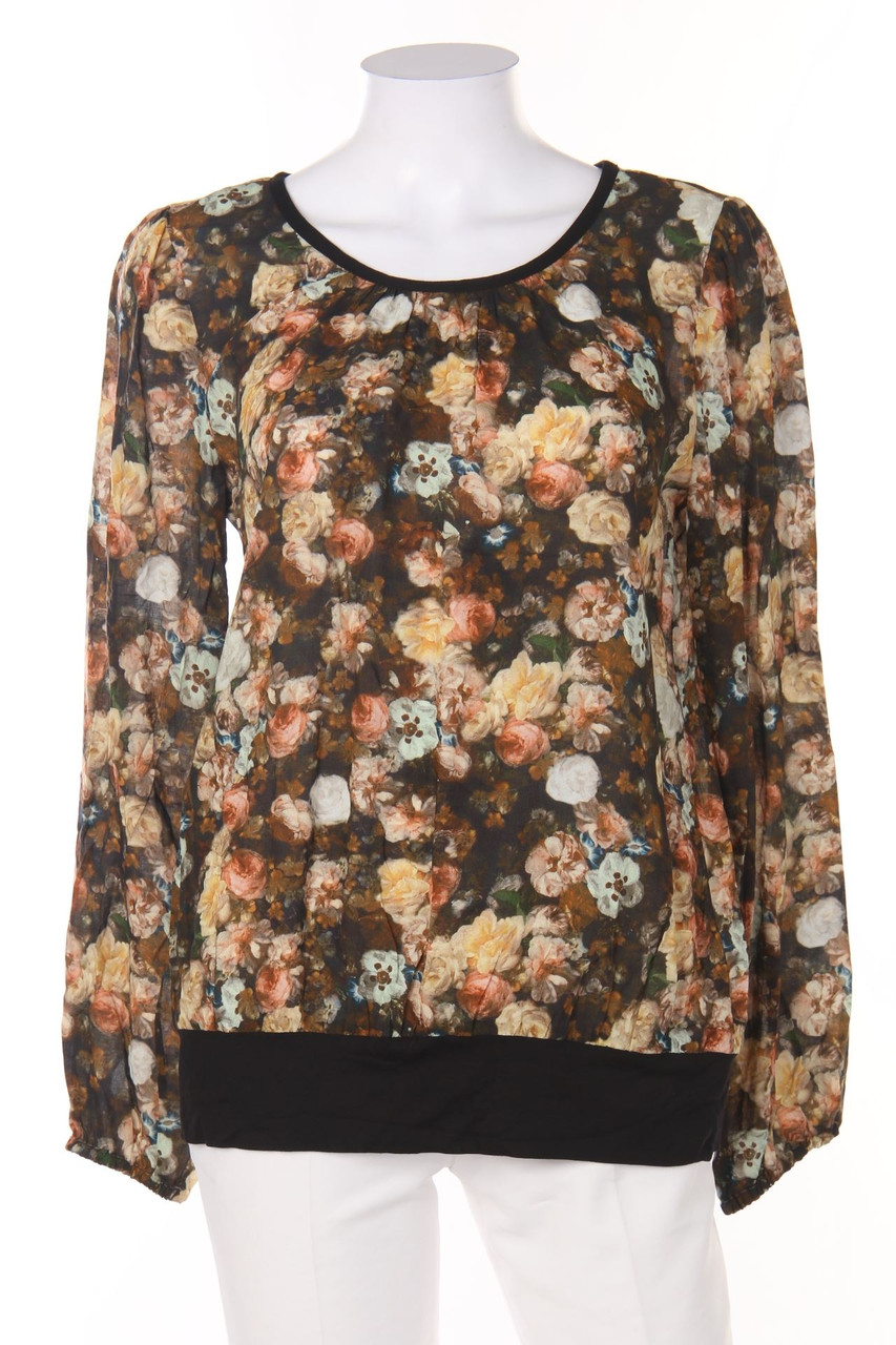 TAIFUN - Bluse mit Blumen-Print - D 40-42