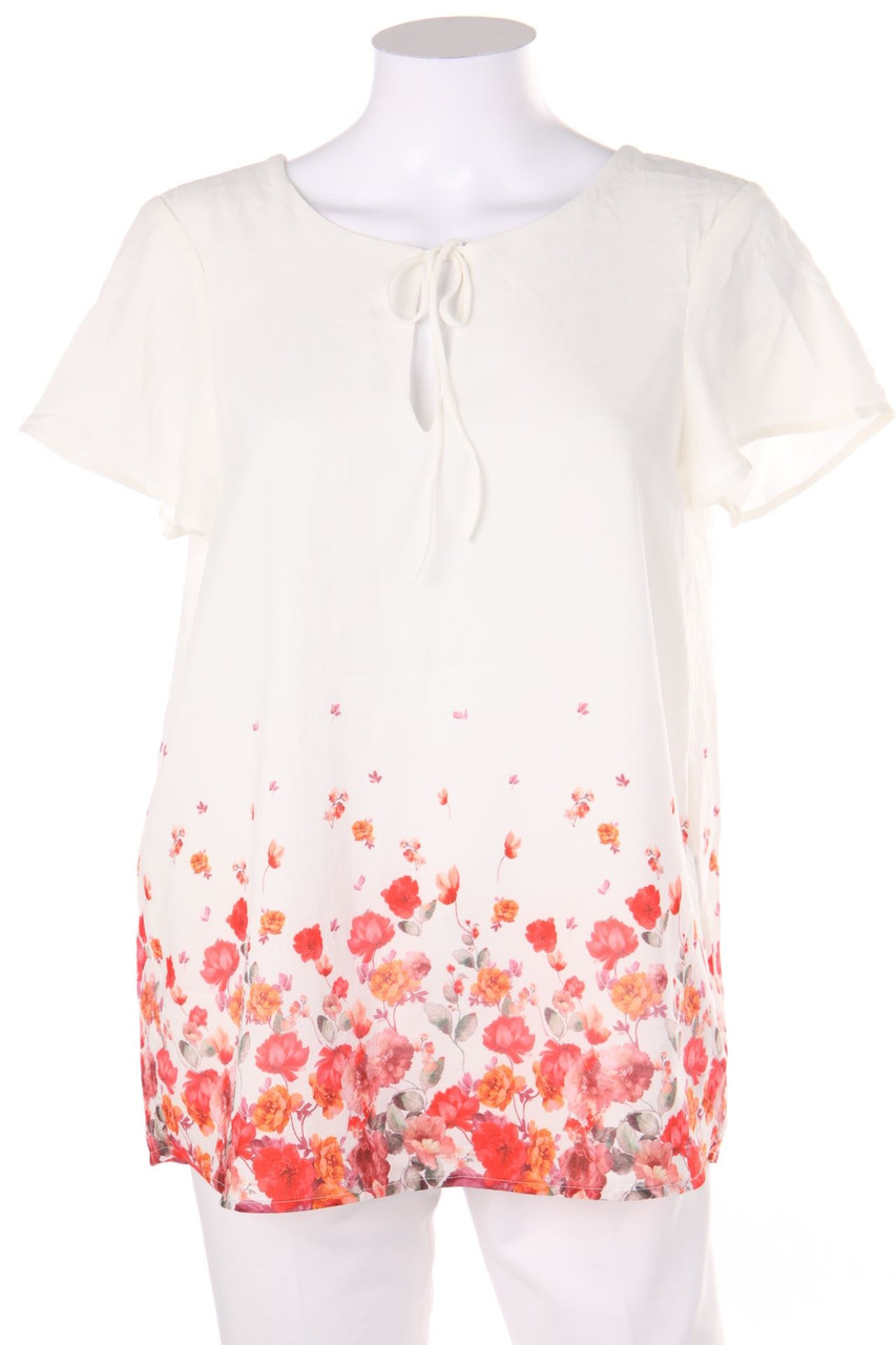 mint&berry - Shortsleeve Blouse with floral print - D 40