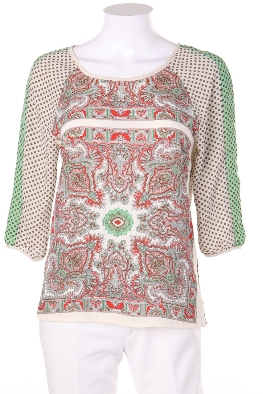 MAISON SCOTCH - Muster-Bluse mit 3/4-Ärmel - D 38