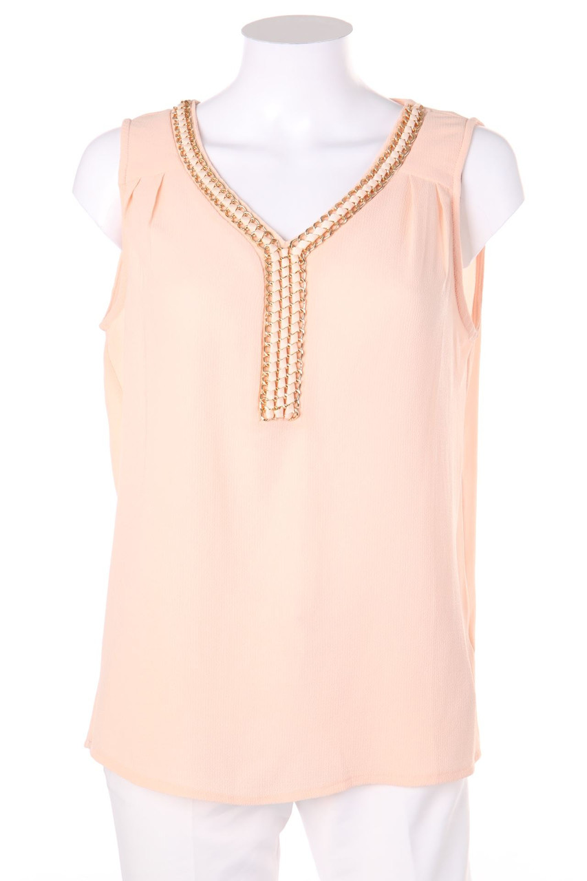 MILLENIUM - Blouse Top with Chain - S