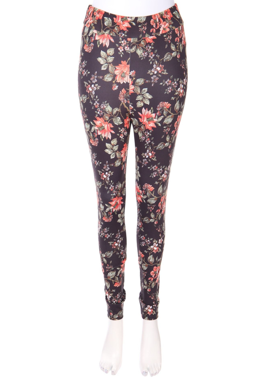 NA-KD - Leggings with floral print - S