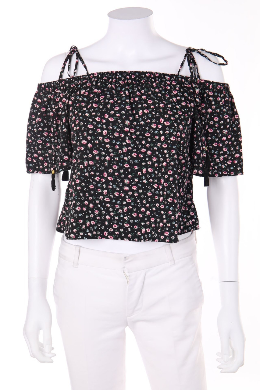 TALLY WEiJL - Off-the-shoulder blouse with floral print - XS