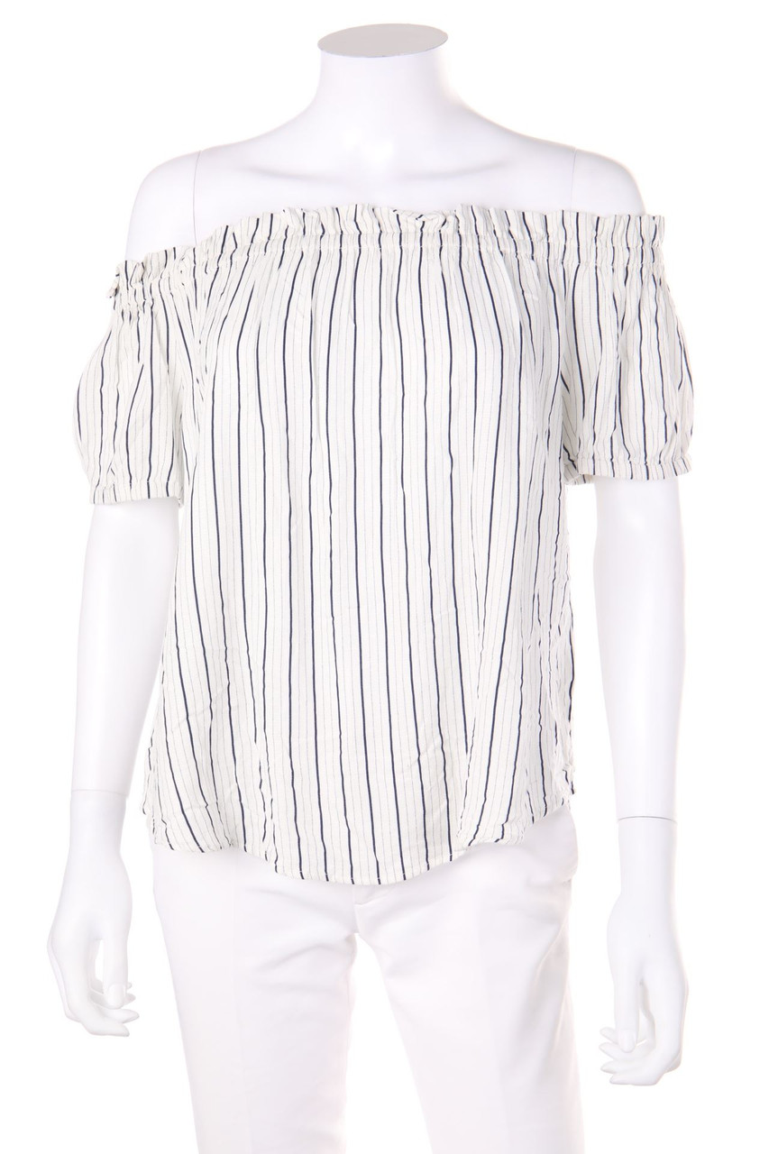 Chicorée - Off-the-shoulder blouse with Stripes - S