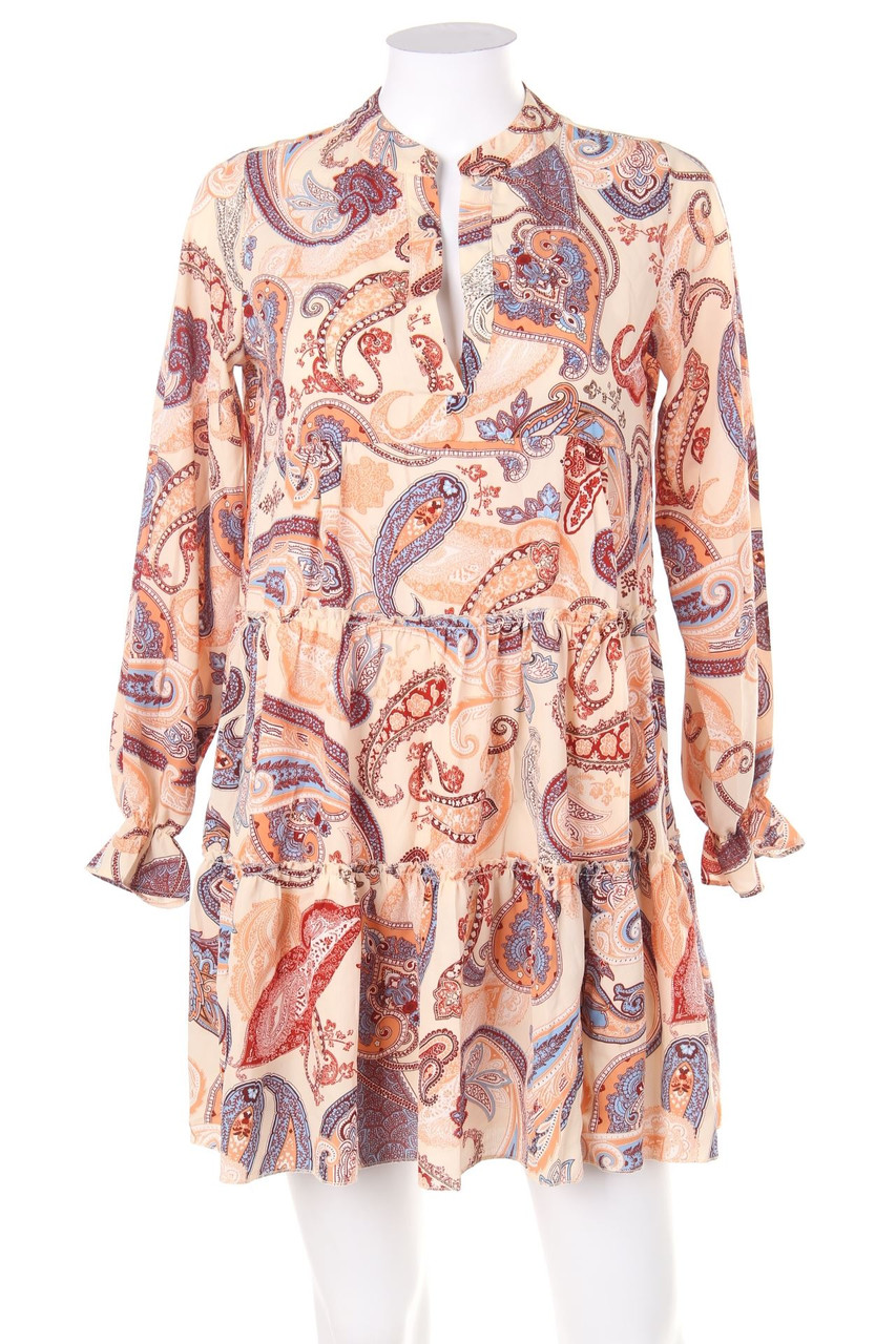 AMISU - Tunikakleid mit Paisley-Print - D 34