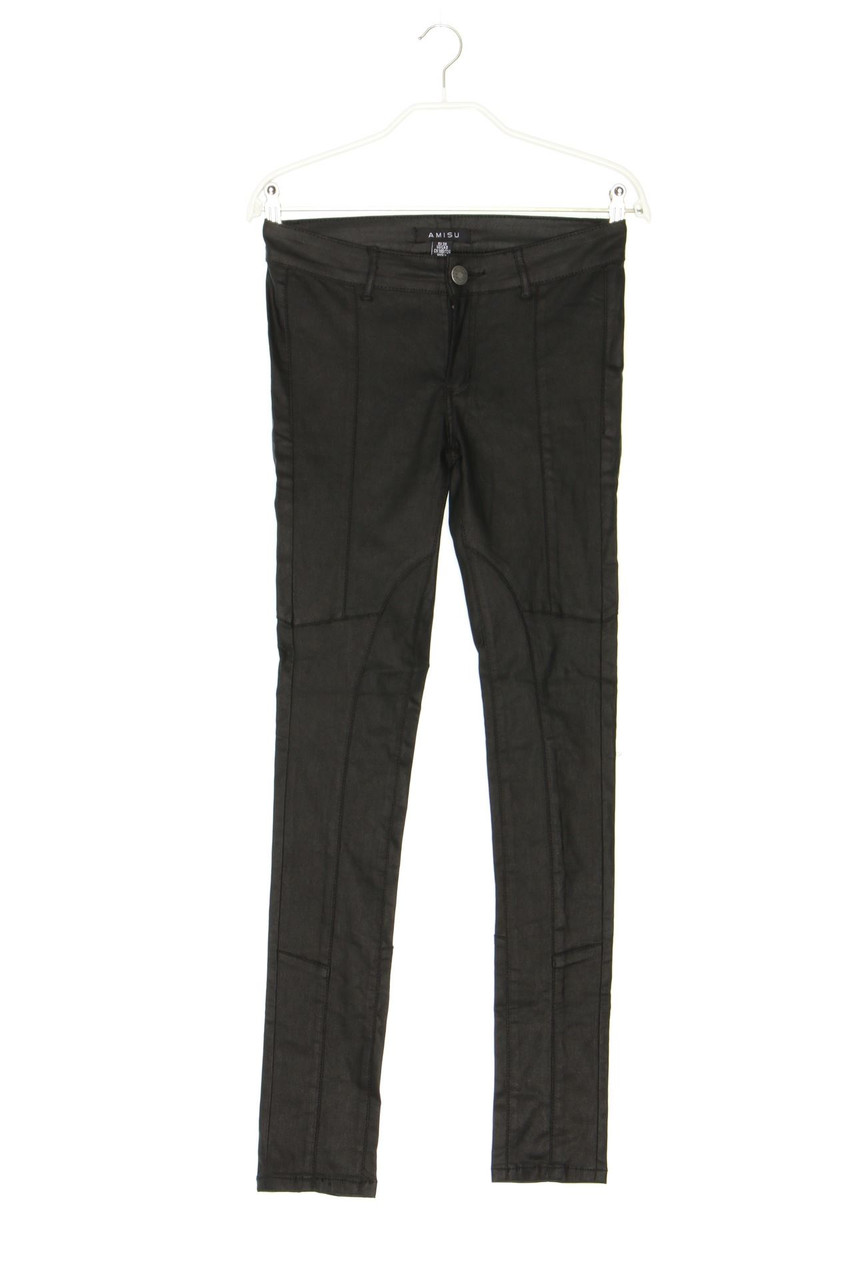 AMISU - Coated-Skinny Pants - D 36