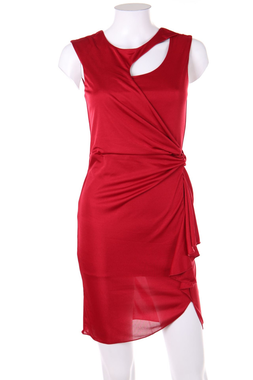 Ohne Label - Kleid in Wickel-Optik mit Cut-out - D 32-34