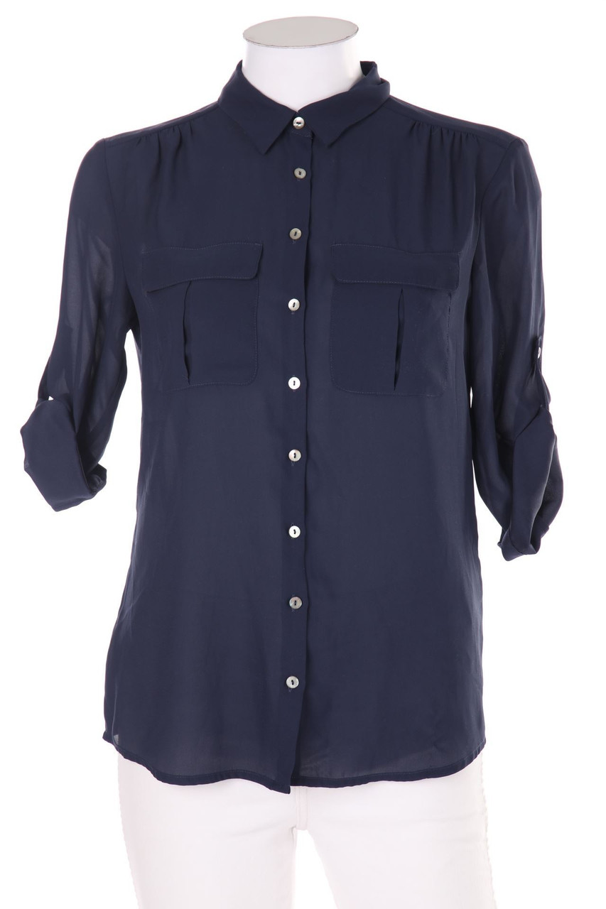 H&M - Bluse mit Roll-up-Manschette - D 34