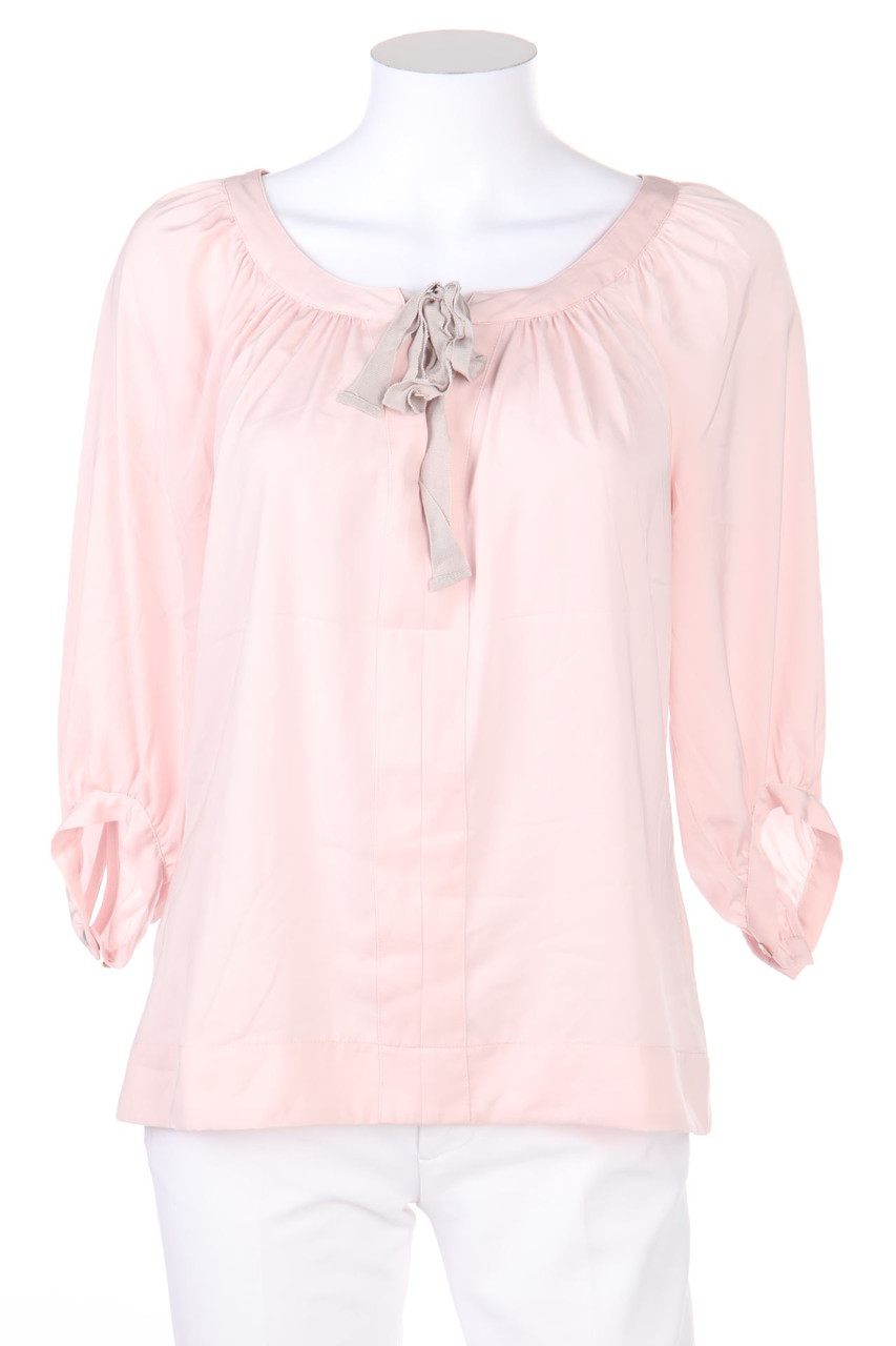 H&M - Bluse mit 3/4-Ärmel mit Schleife - D 38