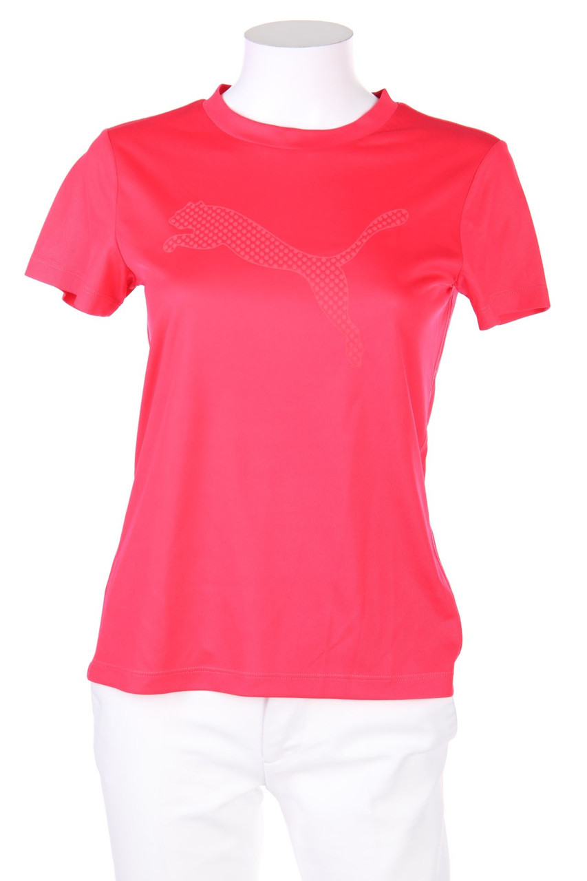 PUMA - Sport T-Shirt mit Logo-Print - XS