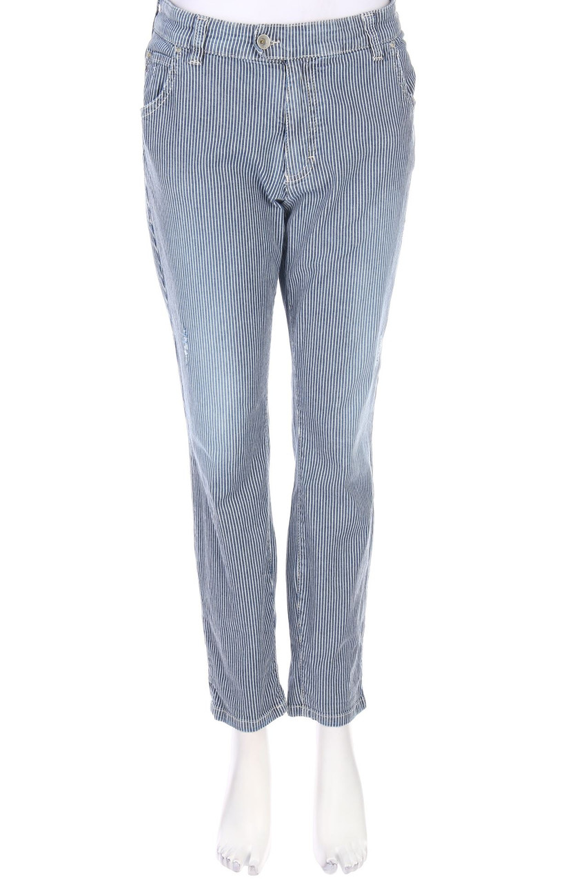 Marc O´Polo - straight cut used look jeans with Stripes - W31