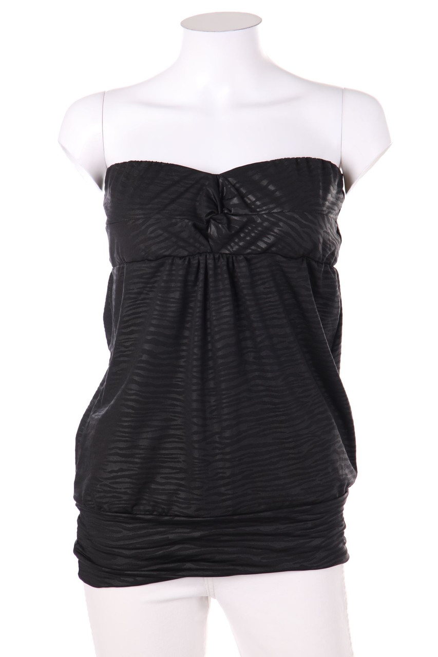 crazy world - Top with Elastic Band - M