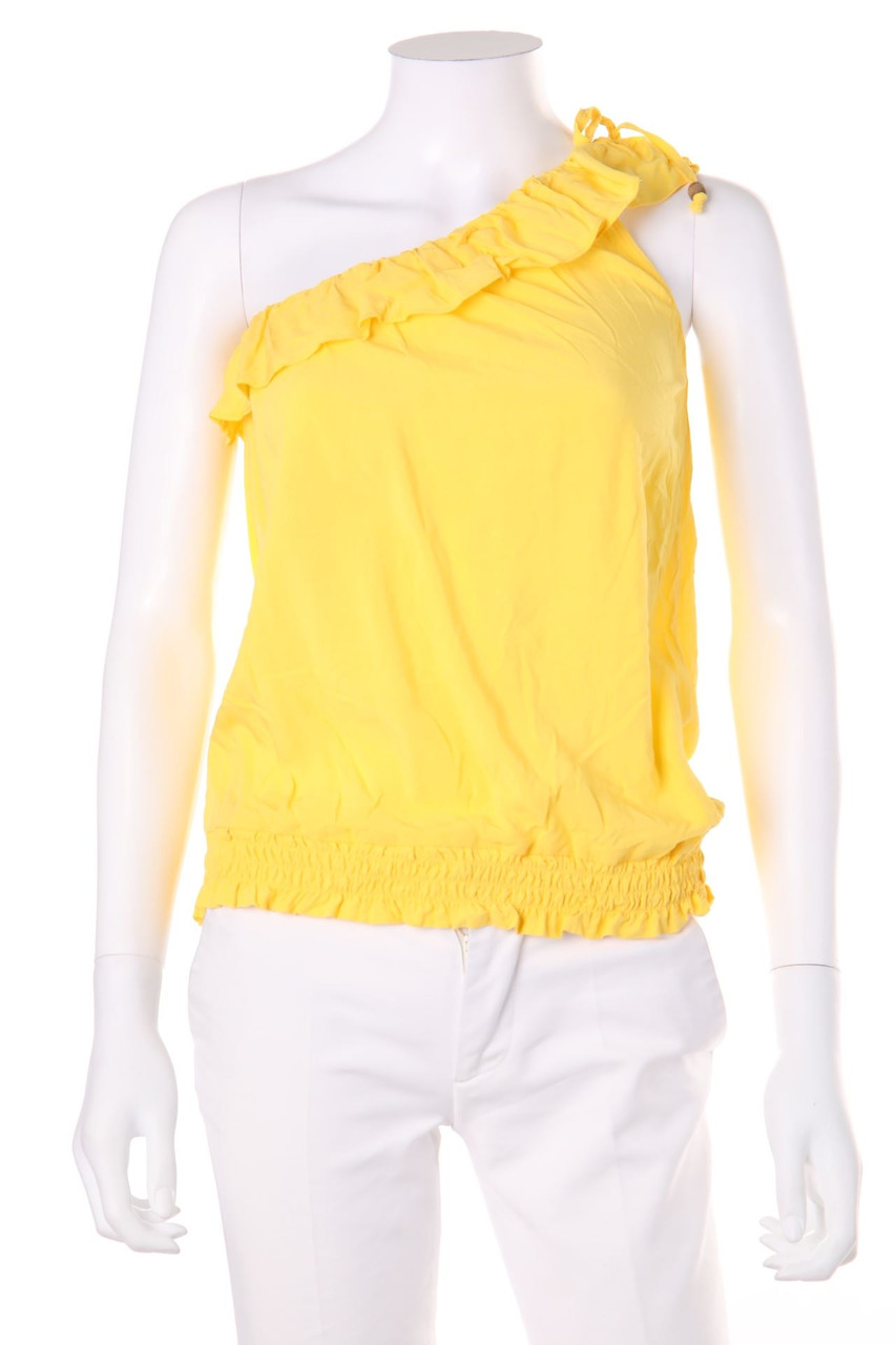 No Label - One shoulder-Top with Volants - S