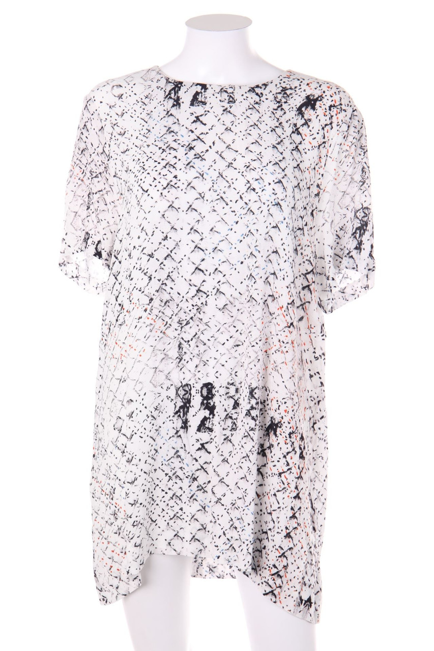 GLOBUS ESSENTIALS - Long-Kurzarm-Bluse mit Muster - D 44