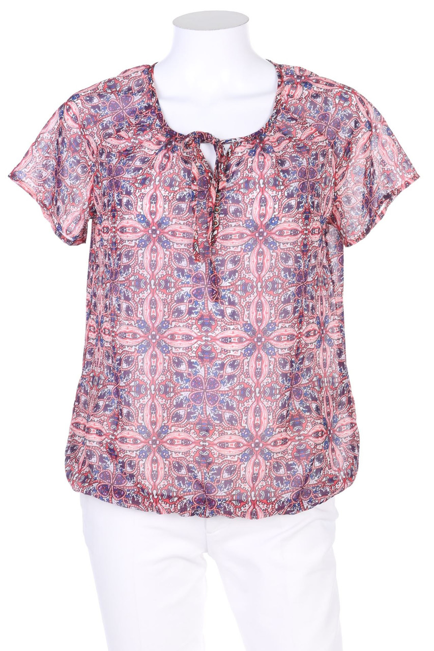 My Own - Kurzarm-Bluse mit Print - D 36