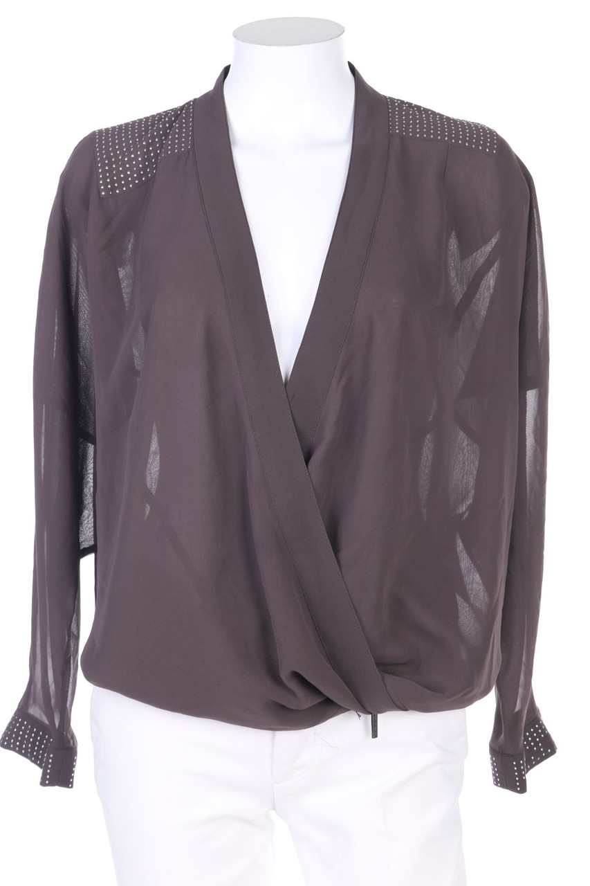 Pepe Jeans - Blouse with Wrap-Effect with Batwing Sleeves - M