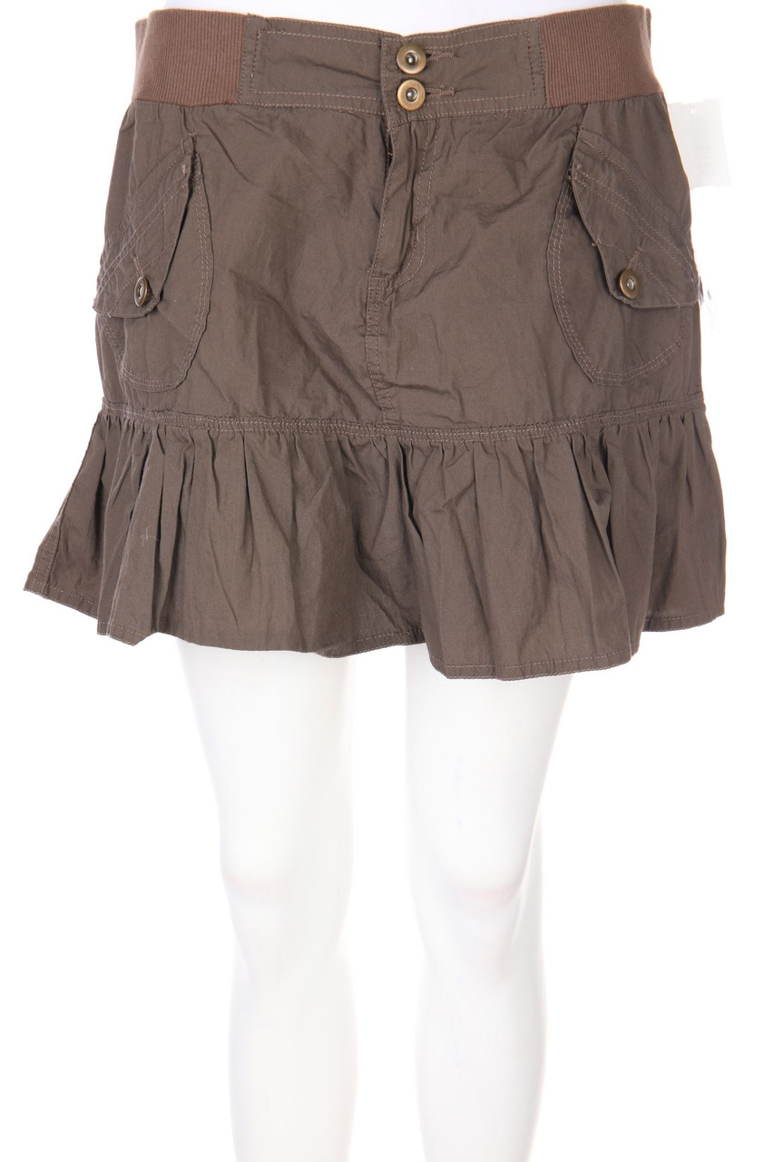 COLOURS OF THE WORLD - Minirock aus Baumwolle mit Raffungen - D 42