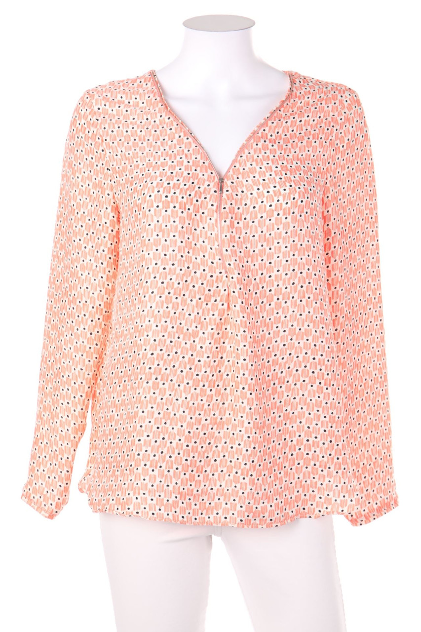 promod - Muster-Bluse mit Zipper - D 36