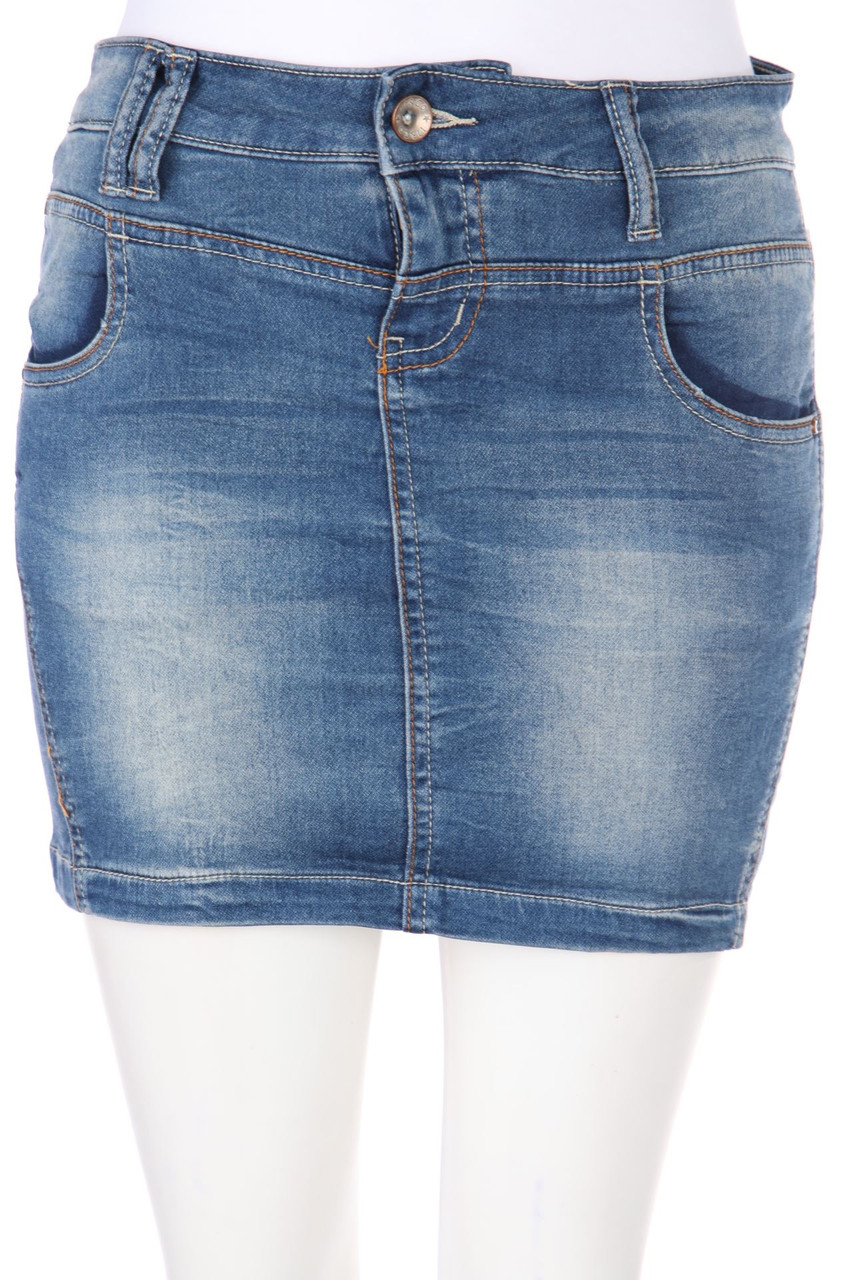 17&CO. - Mini-Jeansrock aus Baumwoll-Mix - D 34
