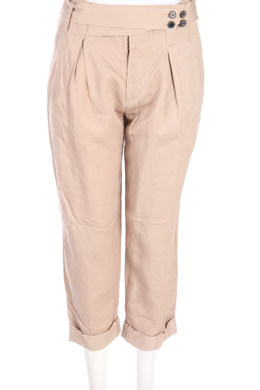ZARA WOMAN - Chino-Hose mit Gürtel - S
