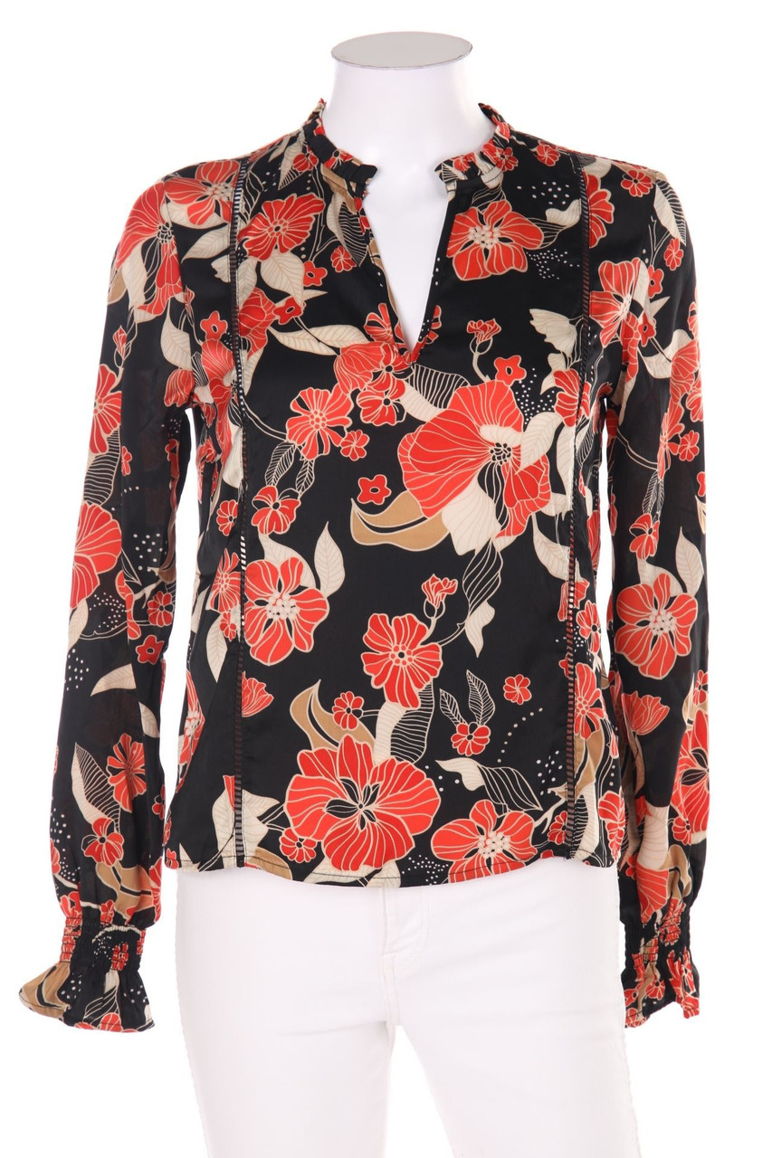 CAMAÏEU - Bluse mit floralem Muster - S