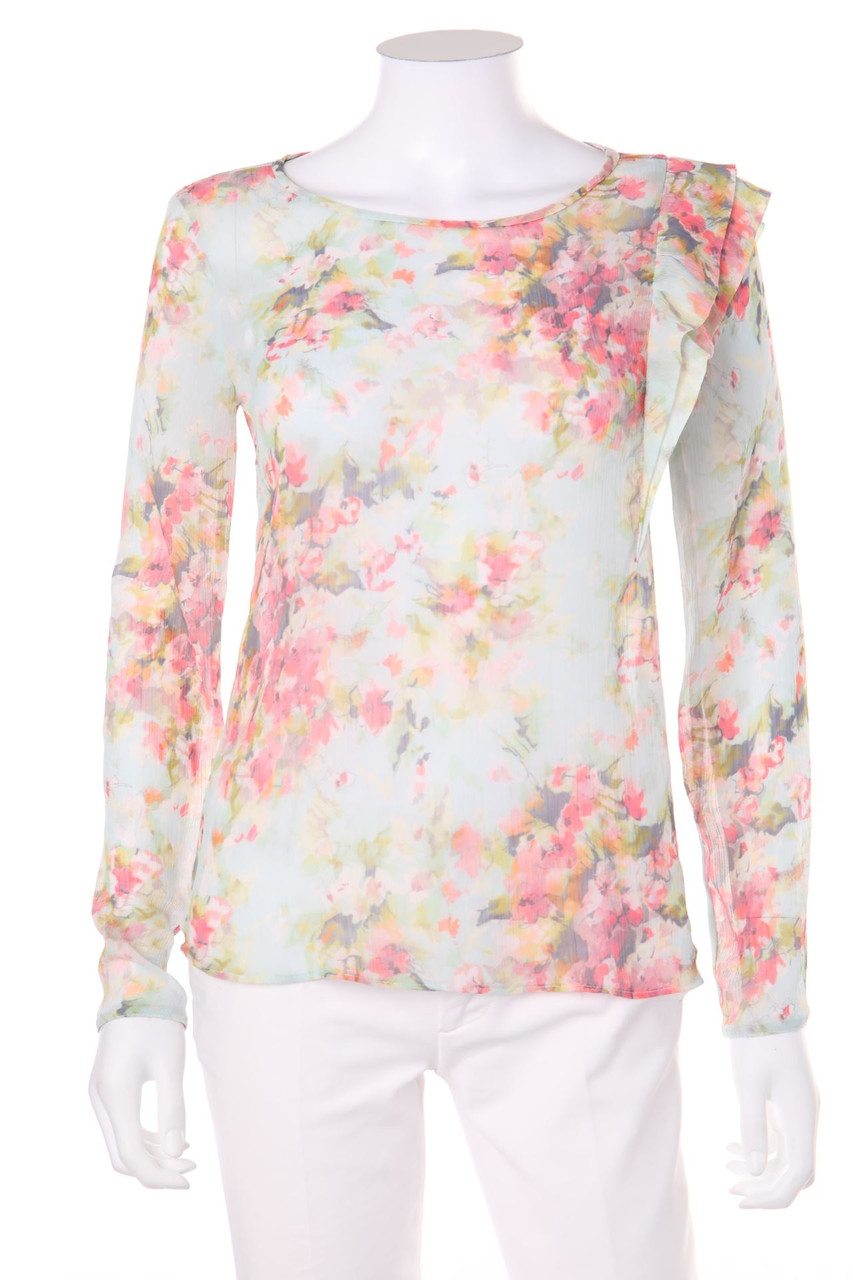 ZARA WOMAN - Bluse mit floralem Muster - S