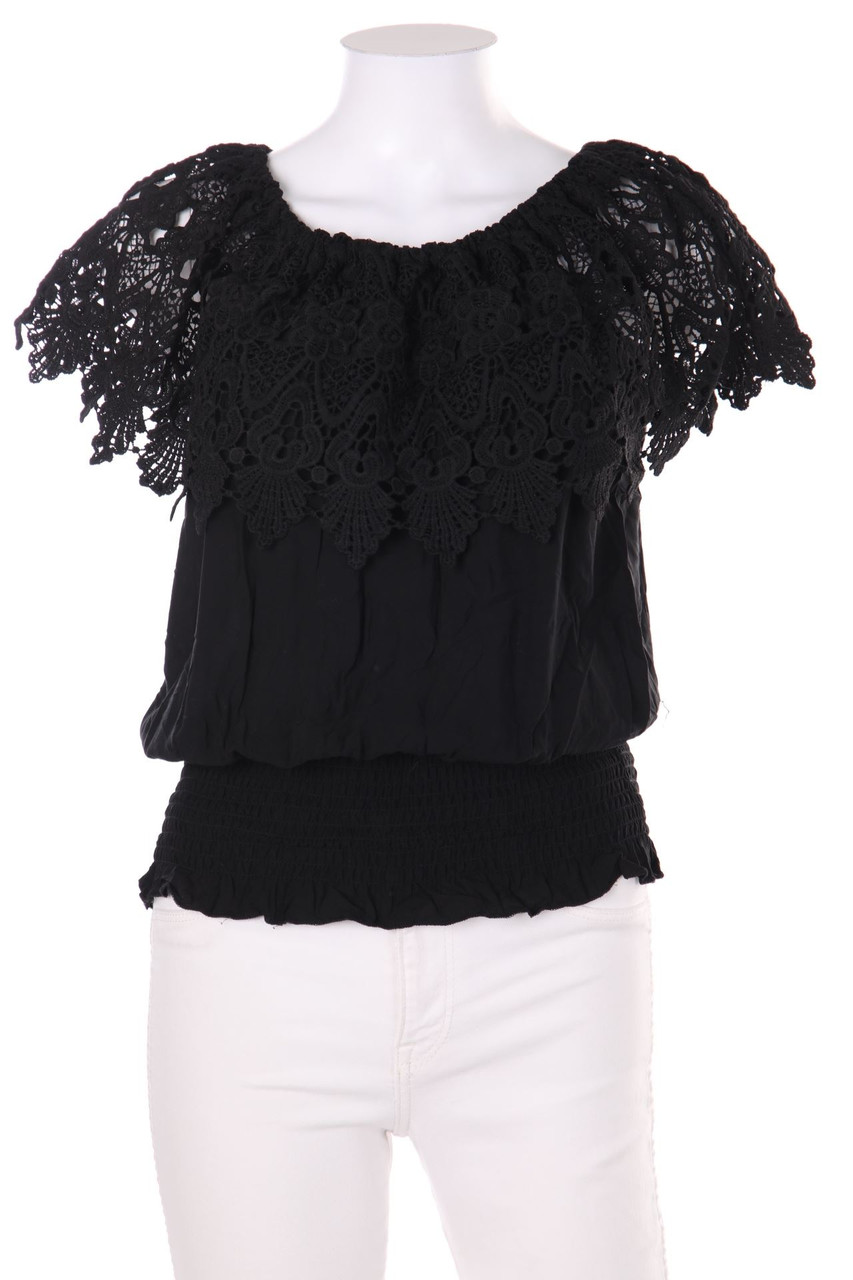 COLLOSEUM - Off-the-shoulder blouse with Lace - M