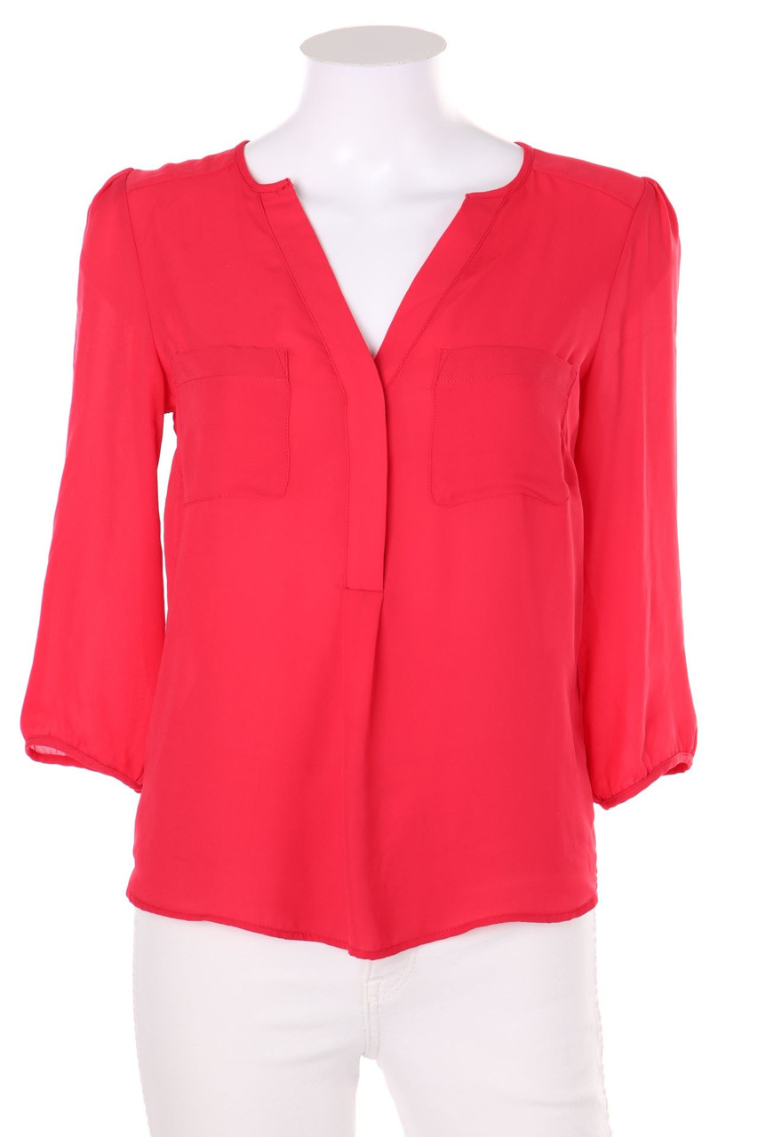 H&M - Bluse mit 3/4-Ärmel mit aufgesetzten Taschen - D 34