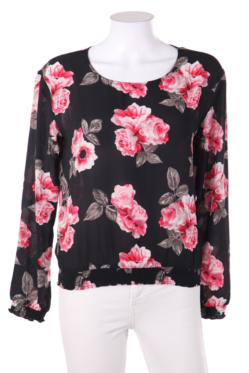H&M DIVIDED - Bluse mit Blumen-Print - D 36