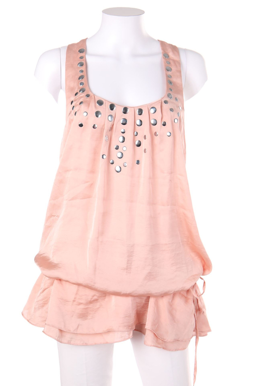 AMISU - Top with Jewelry Stones - M