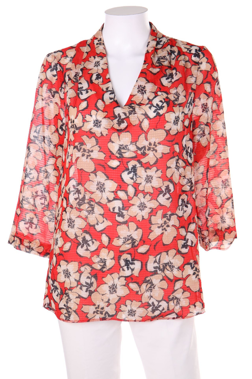 MANGO COLLECTION - Bluse mit 3/4-Ärmel mit floralem Muster - M