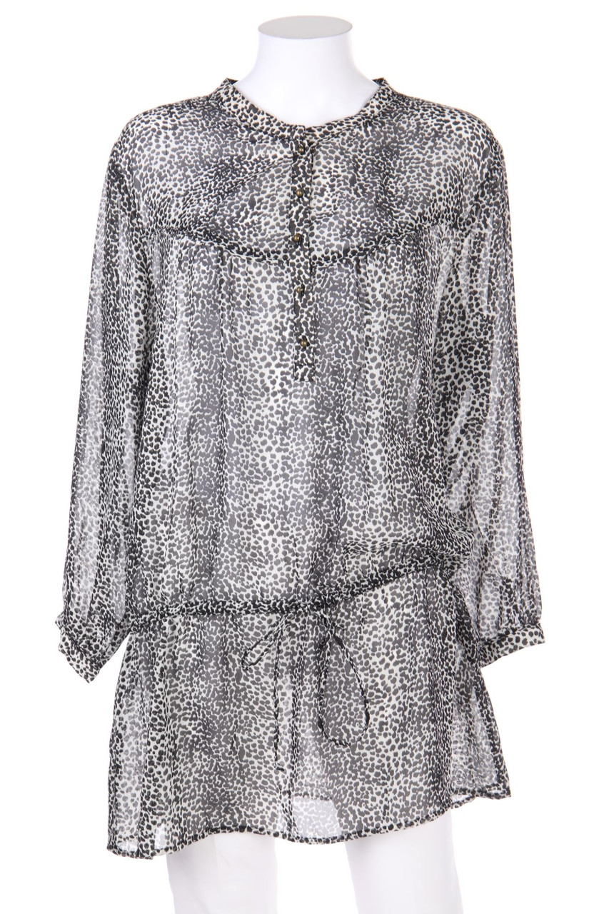 maddison - Tunic Blouse with Animal Print - D 46