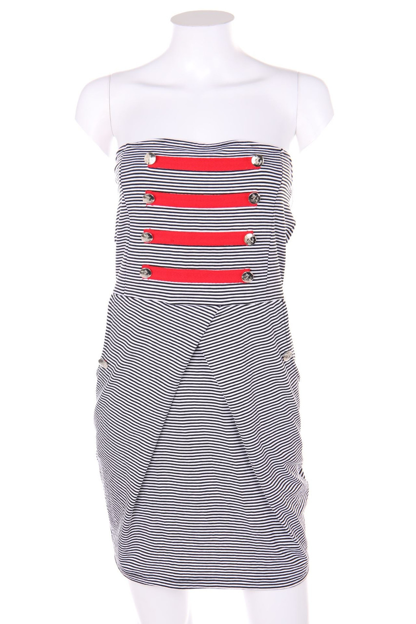 SECONDHAND - Kleid mit Streifen - D 38