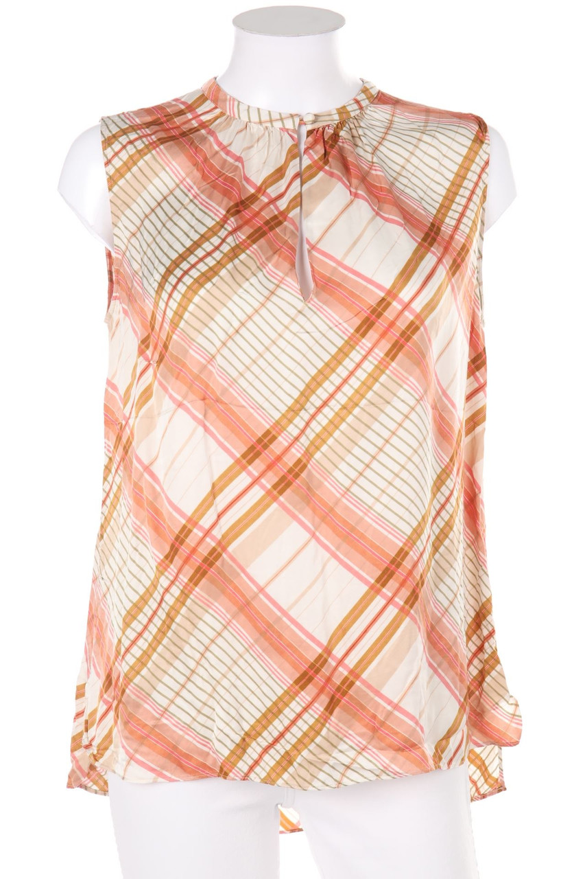 Massimo Dutti - Blusentop mit Karo-Muster - D 42