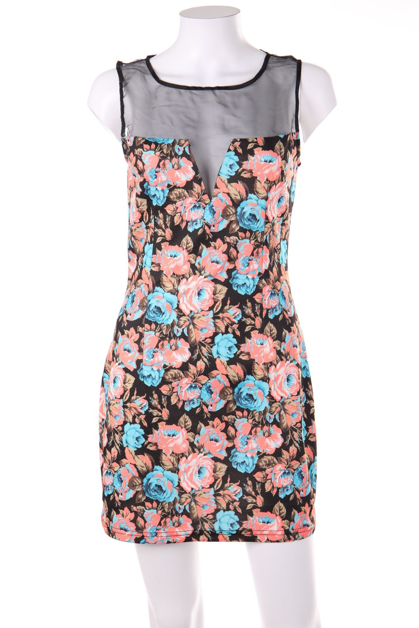 WYLDR - Mini-dress with Mesh Insert - M