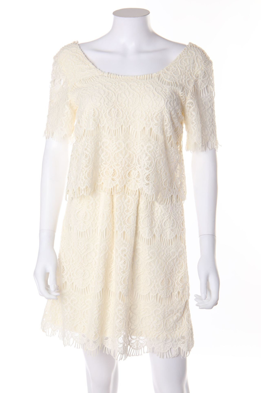 VILA - Kleid aus Spitze im Layer Look - XS