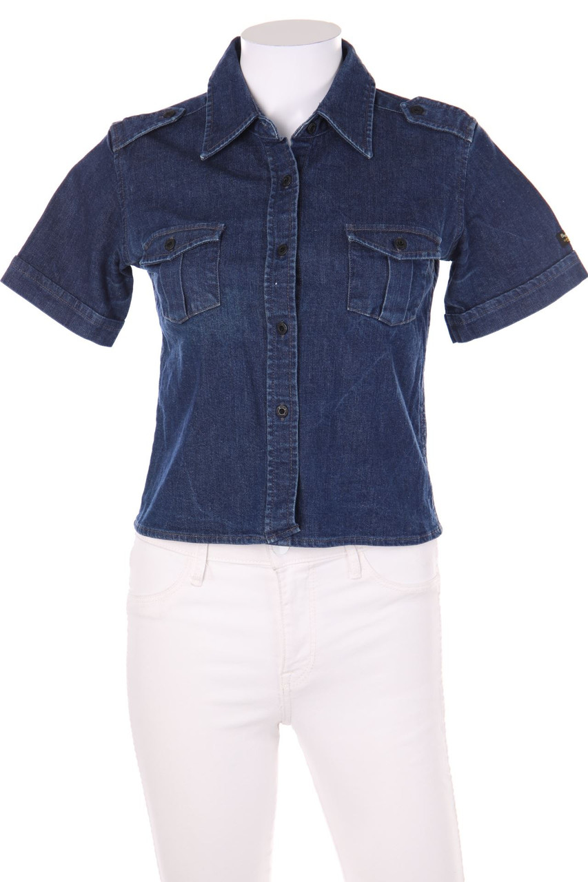 Pepe Jeans London - Denim Blouse with Patch Pockets - S